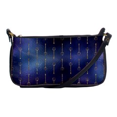 Trident On Blue Ocean  Shoulder Clutch Bag by ConteMonfrey