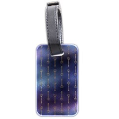 Trident On Blue Ocean  Luggage Tag (two Sides) by ConteMonfrey