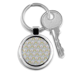 Rainbow Pattern Key Chain (round) by ConteMonfrey