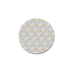 Rainbow Pattern Golf Ball Marker (4 Pack) by ConteMonfrey