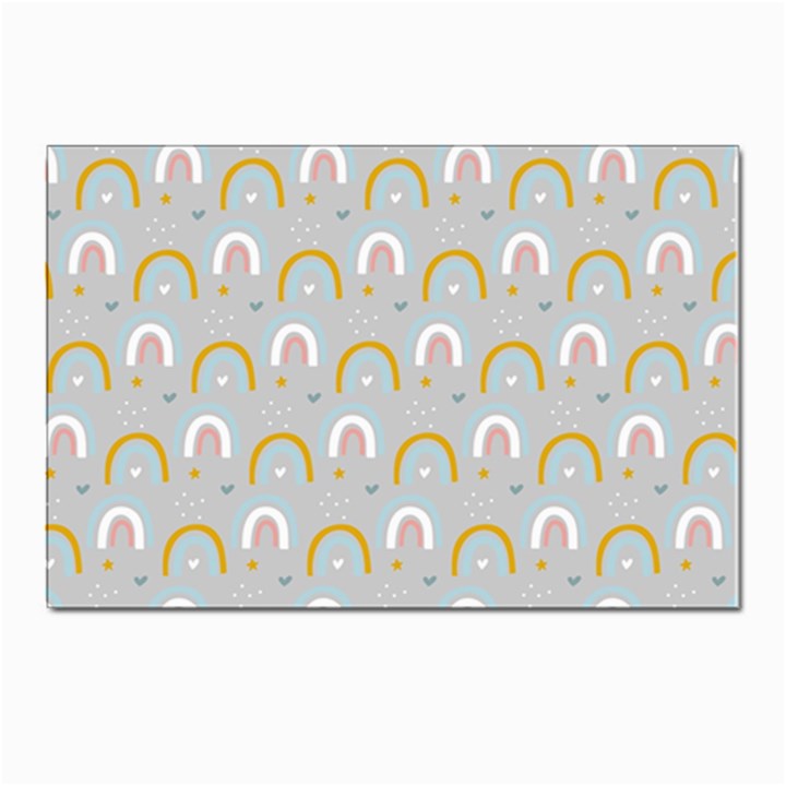 Rainbow pattern Postcard 4 x 6  (Pkg of 10)