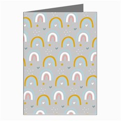 Rainbow Pattern Greeting Card by ConteMonfrey