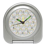 Rainbow pattern Travel Alarm Clock Front