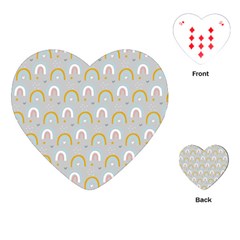 Rainbow Pattern Playing Cards Single Design (heart) by ConteMonfrey