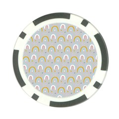 Rainbow Pattern Poker Chip Card Guard (10 Pack) by ConteMonfrey