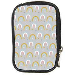 Rainbow Pattern Compact Camera Leather Case by ConteMonfrey