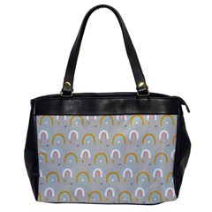 Rainbow Pattern Oversize Office Handbag by ConteMonfrey