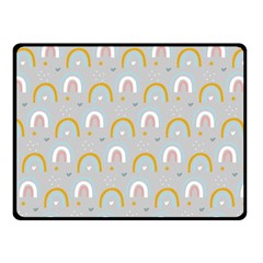 Rainbow Pattern Fleece Blanket (small) by ConteMonfrey