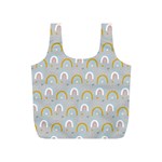 Rainbow pattern Full Print Recycle Bag (S) Back