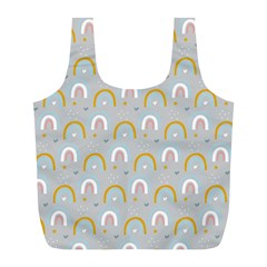 Rainbow Pattern Full Print Recycle Bag (l) by ConteMonfrey