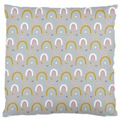 Rainbow Pattern Large Flano Cushion Case (two Sides) by ConteMonfrey