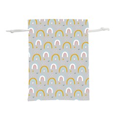 Rainbow Pattern Lightweight Drawstring Pouch (l) by ConteMonfrey