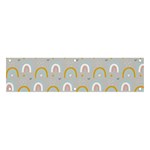 Rainbow pattern Banner and Sign 4  x 1  Front