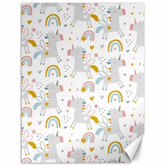 Unicorns Rainbow Canvas 18  X 24  by ConteMonfrey