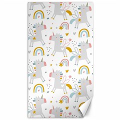 Unicorns Rainbow Canvas 40  X 72  by ConteMonfrey