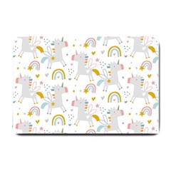 Unicorns Rainbow Small Doormat by ConteMonfrey