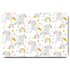 Unicorns Rainbow Large Doormat by ConteMonfrey