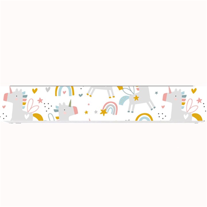 Unicorns rainbow Small Bar Mat