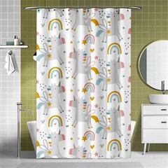 Unicorns Rainbow Shower Curtain 48  X 72  (small)  by ConteMonfrey