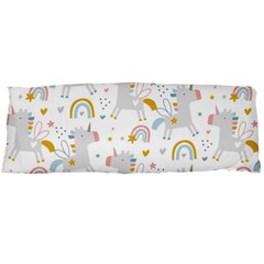 Unicorns Rainbow Body Pillow Case (dakimakura) by ConteMonfrey