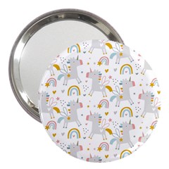 Unicorns Rainbow 3  Handbag Mirrors by ConteMonfrey