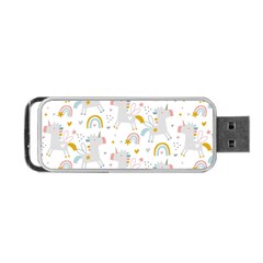 Unicorns Rainbow Portable Usb Flash (one Side) by ConteMonfrey