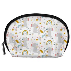 Unicorns Rainbow Accessory Pouch (large) by ConteMonfrey