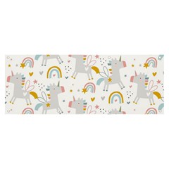 Unicorns Rainbow Banner And Sign 8  X 3 