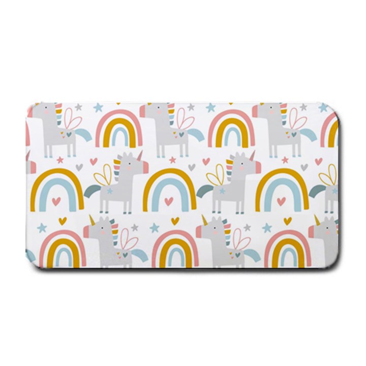 Unicorns, hearts and Rainbows Medium Bar Mat