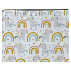 Unicorns, Hearts And Rainbows Cosmetic Bag (xxxl) by ConteMonfrey