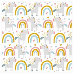 Unicorns, Hearts And Rainbows Lightweight Scarf  by ConteMonfrey