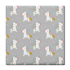 Cute Unicorns Tile Coaster by ConteMonfrey