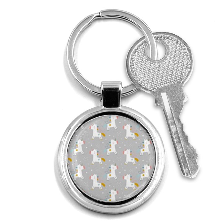 Cute unicorns Key Chain (Round)