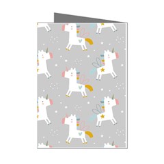 Cute Unicorns Mini Greeting Cards (pkg Of 8) by ConteMonfrey