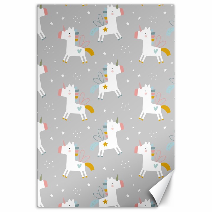 Cute unicorns Canvas 20  x 30 