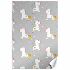 Cute Unicorns Canvas 24  X 36  by ConteMonfrey