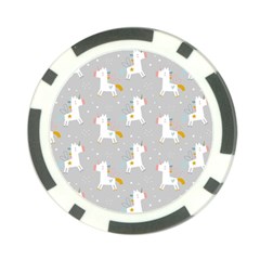 Cute Unicorns Poker Chip Card Guard by ConteMonfrey