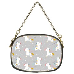 Cute Unicorns Chain Purse (one Side) by ConteMonfrey