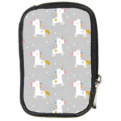 Cute Unicorns Compact Camera Leather Case by ConteMonfrey