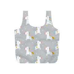 Cute Unicorns Full Print Recycle Bag (s) by ConteMonfrey