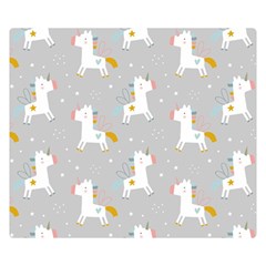 Cute Unicorns Double Sided Flano Blanket (small)  by ConteMonfrey