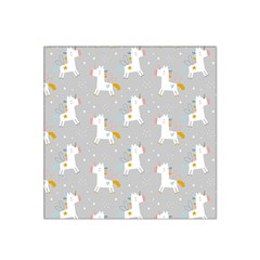 Cute Unicorns Satin Bandana Scarf 22  X 22  by ConteMonfrey