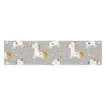 Cute unicorns Banner and Sign 4  x 1  Front