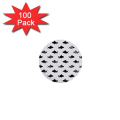 Cute Small Sharks   1  Mini Buttons (100 Pack)  by ConteMonfrey