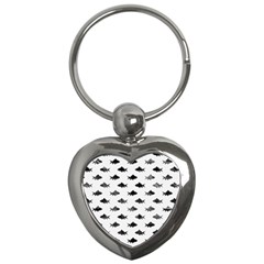 Cute Small Sharks   Key Chain (heart) by ConteMonfrey