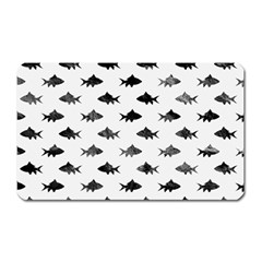 Cute Small Sharks   Magnet (rectangular) by ConteMonfrey