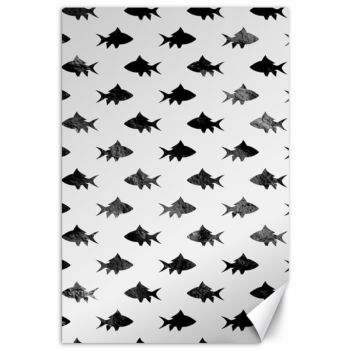 Cute Small Sharks   Canvas 20  x 30 