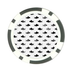 Cute Small Sharks   Poker Chip Card Guard by ConteMonfrey