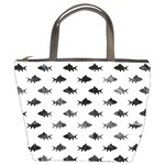 Cute Small Sharks   Bucket Bag Front