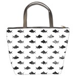 Cute Small Sharks   Bucket Bag Back